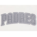 MLB SAN DIEGO PADRES REVERSE FRENCH TERRY CHANDAIL À COL ROND EN MOLLETON POUR FEMME (COQUILLE D'ŒUF)
