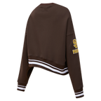 MLB SAN DIEGO PADRES CHANDAIL À COL ROND MASHUP CÔTELÉ POUR FEMME (BRUN)