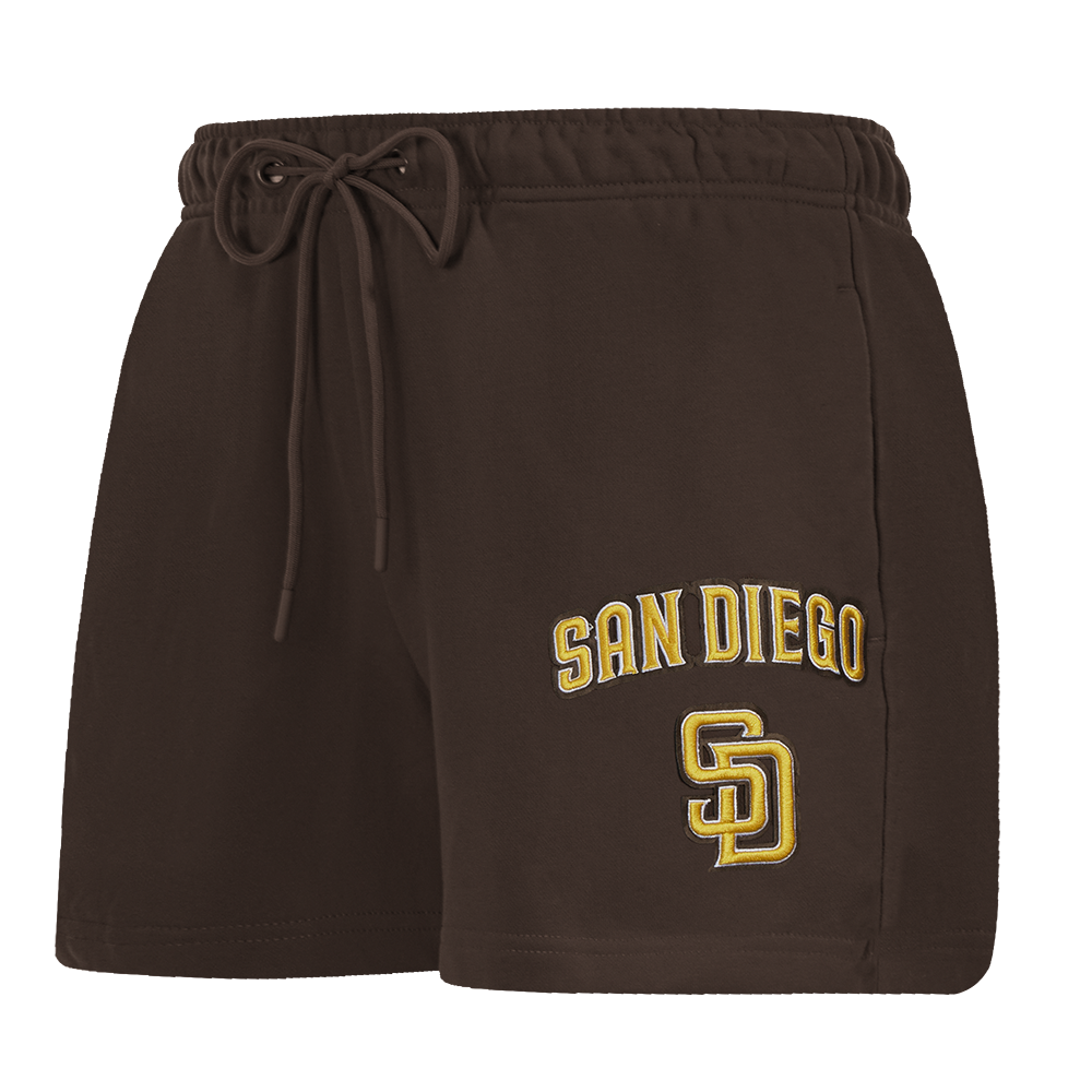 MLB SAN DIEGO PADRES CLASSIC SHORT EN MOLLETON POUR FEMME (BRUN)
