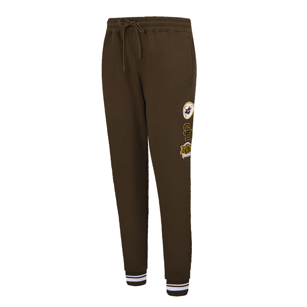 MLB SAN DIEGO PADRES RETRO CLASSIC WOMEN'S RIB SWEATPANT (BROWN)