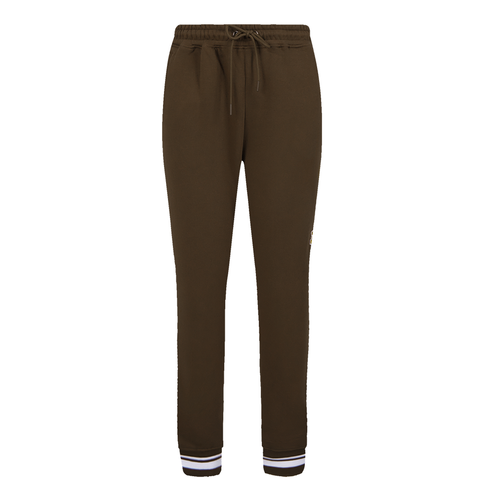 MLB SAN DIEGO PADRES RETRO CLASSIC WOMEN'S RIB SWEATPANT (BROWN)