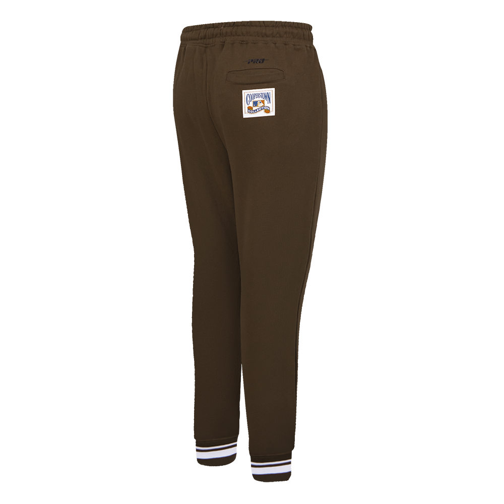 MLB SAN DIEGO PADRES RETRO CLASSIC WOMEN'S RIB SWEATPANT (BROWN)