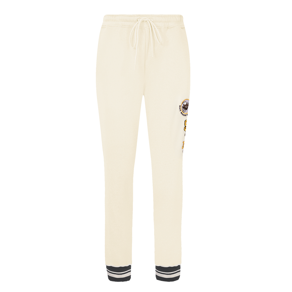 MLB SAN DIEGO PADRES RETRO CLASSIC PANTALON OUATÉ CÔTELÉ POUR FEMME (COQUILLE D'ŒUF/NOIR)