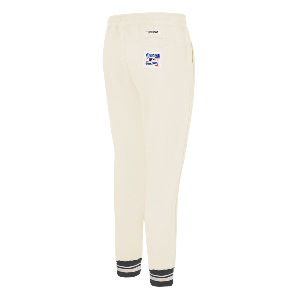 MLB SAN DIEGO PADRES RETRO CLASSIC PANTALON OUATÉ CÔTELÉ POUR FEMME (COQUILLE D'ŒUF/NOIR)