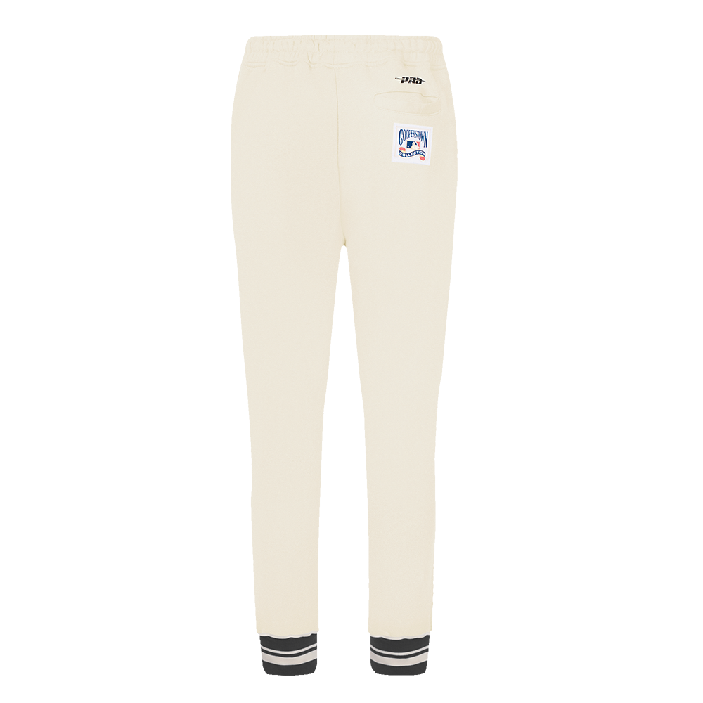MLB SAN DIEGO PADRES RETRO CLASSIC PANTALON OUATÉ CÔTELÉ POUR FEMME (COQUILLE D'ŒUF/NOIR)