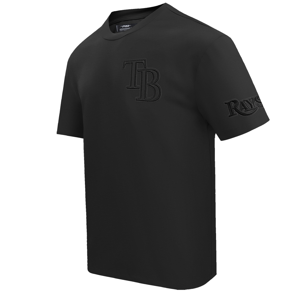 MLB TAMPA BAY RAYS NEUTRAL MEN'S  CJ DROP SHOULDER TOP (BLACK)
