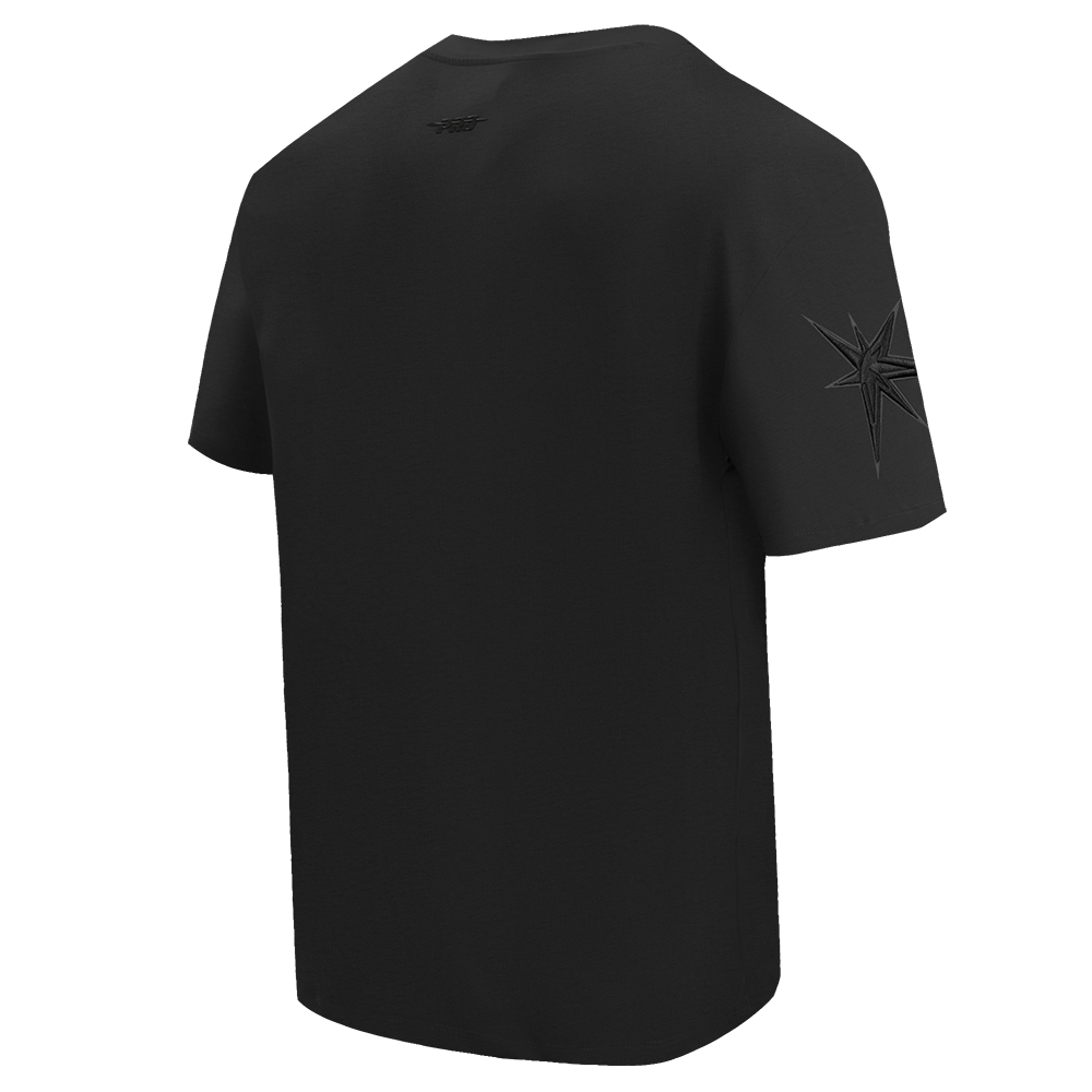 MLB TAMPA BAY RAYS NEUTRAL MEN'S  CJ DROP SHOULDER TOP (BLACK)