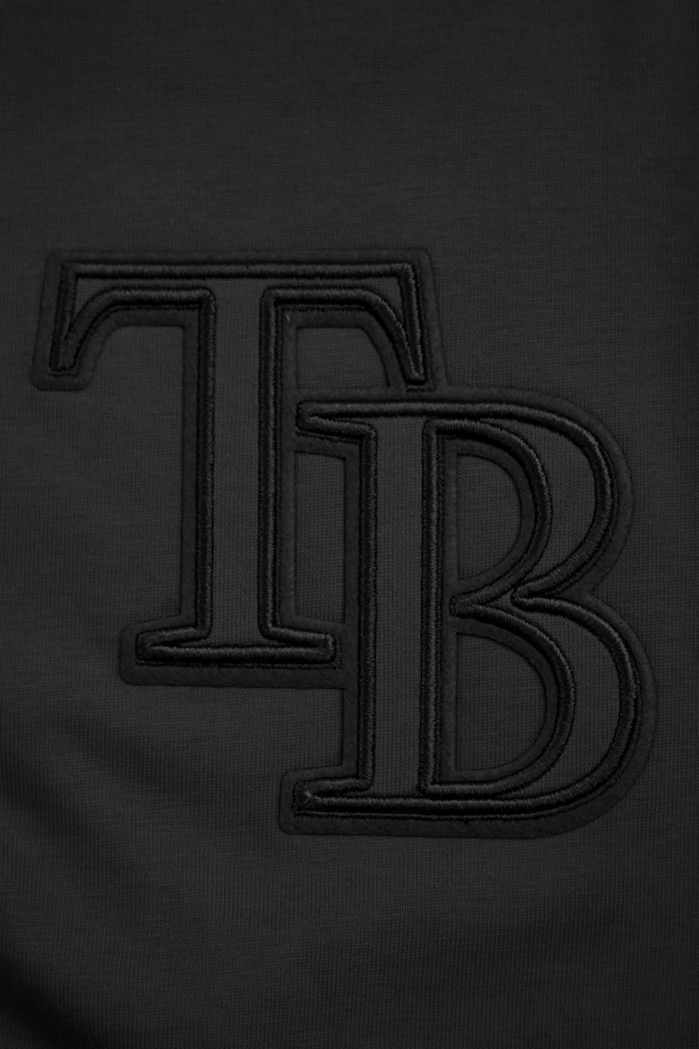MLB TAMPA BAY RAYS NEUTRAL MEN'S  CJ DROP SHOULDER TOP (BLACK)