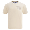 MLB TAMPA BAY RAYS NEUTRAL MEN'S  CJ DROP SHOULDER TOP (EGGSHELL)