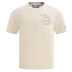 MLB TAMPA BAY RAYS NEUTRAL MEN'S  CJ DROP SHOULDER TOP (EGGSHELL)