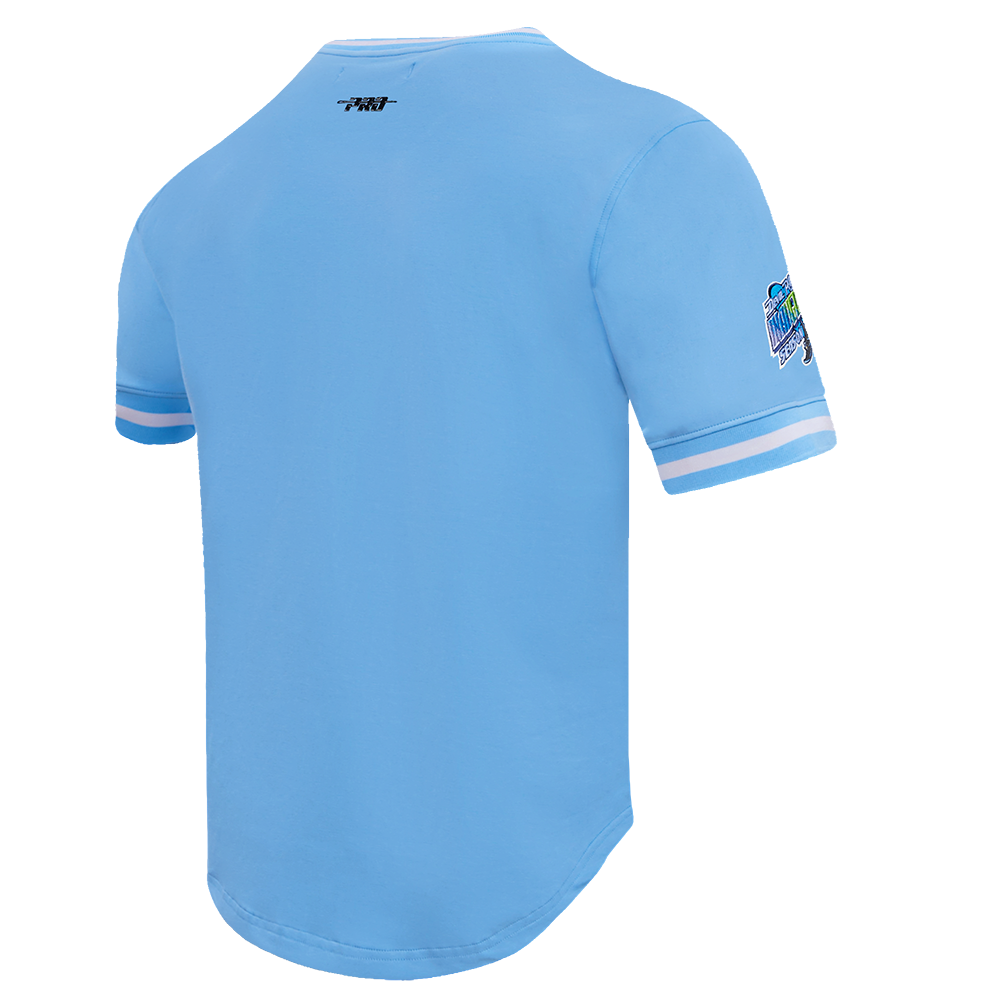MLB RETRO CLASSIC HAUT TAMPA DEVIL RAYS POUR HOMME (BLEU UNIVERSITÉ)