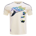 MLB TAMPA DEVIL RAYS RETRO CLASSIC MEN'S STRIPED TOP (EGGSHELL/ MIDNIGHT NAVY)