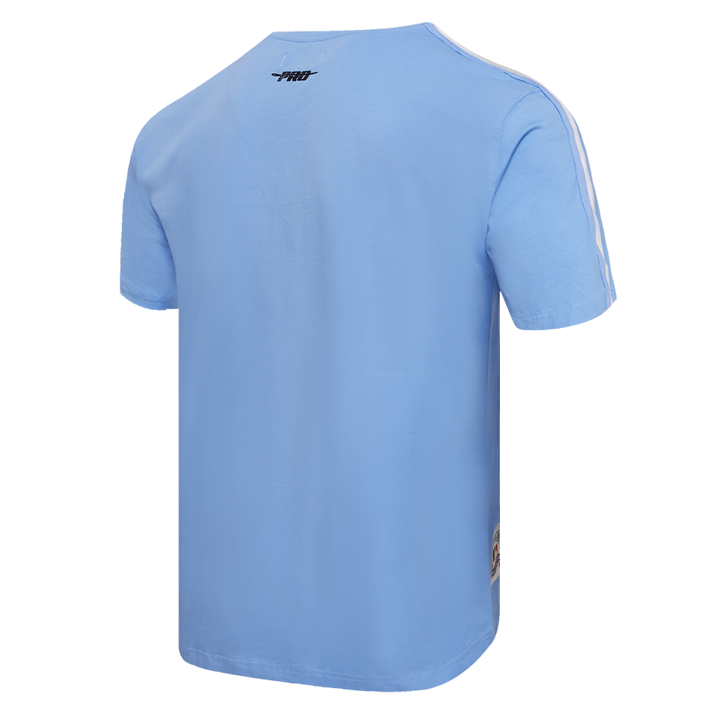 MLB RETRO CLASSIC HAUT À RAYURES DES TAMPA DEVIL RAYS POUR HOMME (BLEU UNIVERSITÉ)