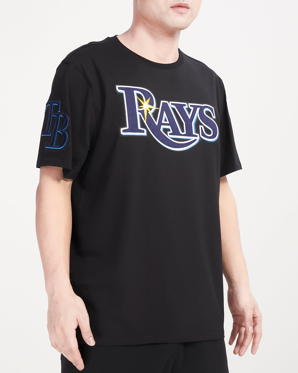 MLB TAMPA BAY RAYS TACKLE TWILL MEN'S TOP (BLACK)