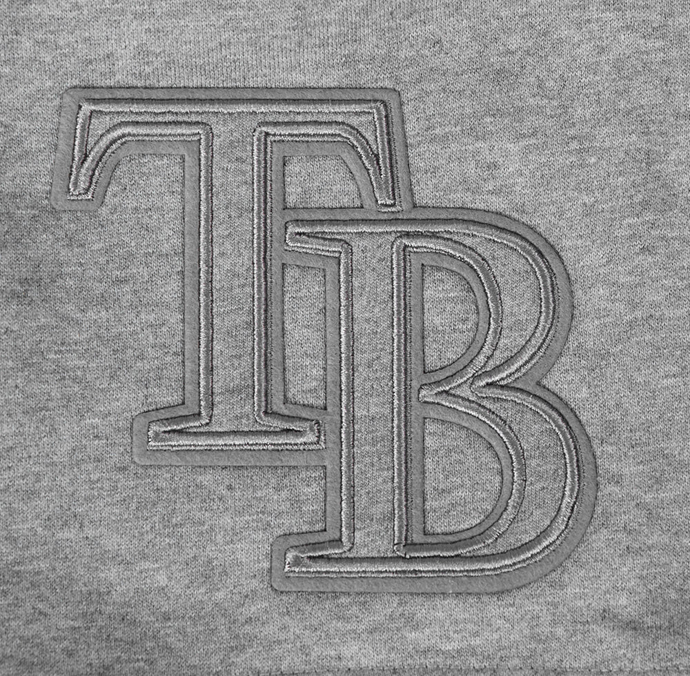 MLB TAMPA BAY RAYS NEUTRAL MEN'S  MEN'S FLC SHORT (DARK HEATHER GRAY)