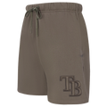 MLB TAMPA BAY RAYS NEUTRAL MEN'S  MEN'S FLC SHORT (DARK TAUPE)