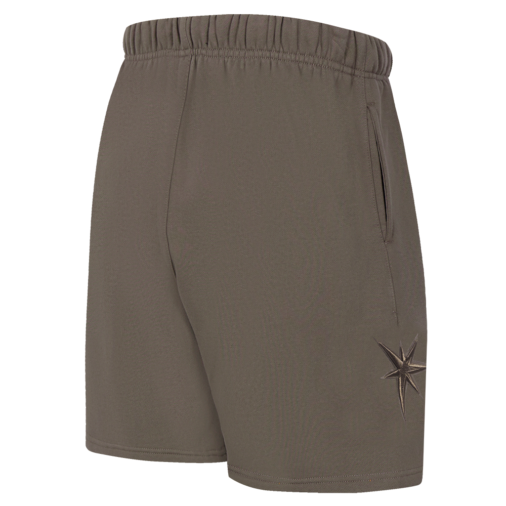 MLB TAMPA BAY RAYS NEUTRAL MEN'S  MEN'S FLC SHORT (DARK TAUPE)