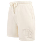 MLB TAMPA BAY RAYS NEUTRAL MEN'S  MEN'S FLC SHORT (EGGSHELL)
