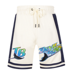 MLB TAMPA DEVIL RAYS RETRO CLASSIC MEN'S 2.0 SHORT (EGGSHELL/ MIDNIGHT NAVY)