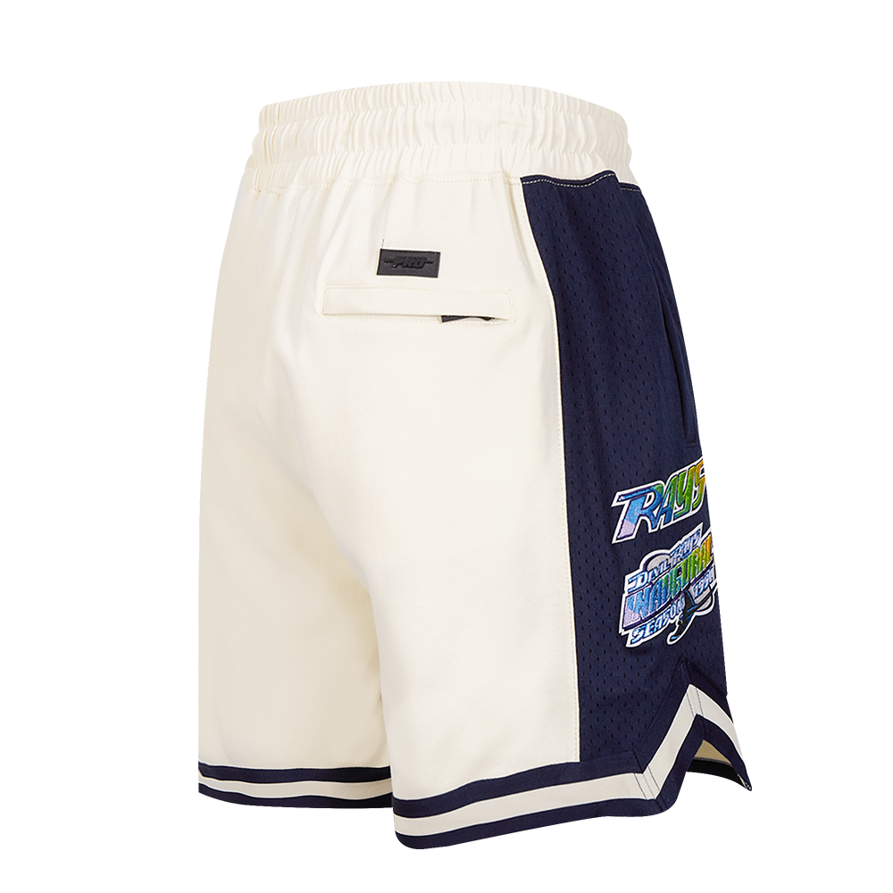 MLB TAMPA DEVIL RAYS RETRO CLASSIC MEN'S 2.0 SHORT (EGGSHELL/ MIDNIGHT NAVY)