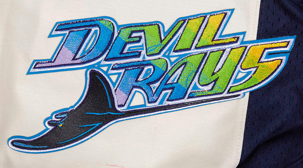 MLB TAMPA DEVIL RAYS RETRO CLASSIC MEN'S 2.0 SHORT (EGGSHELL/ MIDNIGHT NAVY)