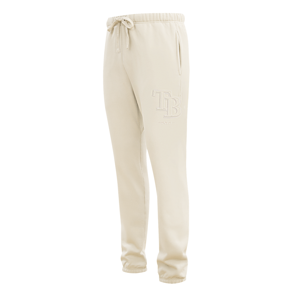 MLB TAMPA BAY RAYS NEUTRAL PANTALON OUATÉ EN MOLLETON POUR HOMME (COQUILLE D'ŒUF)