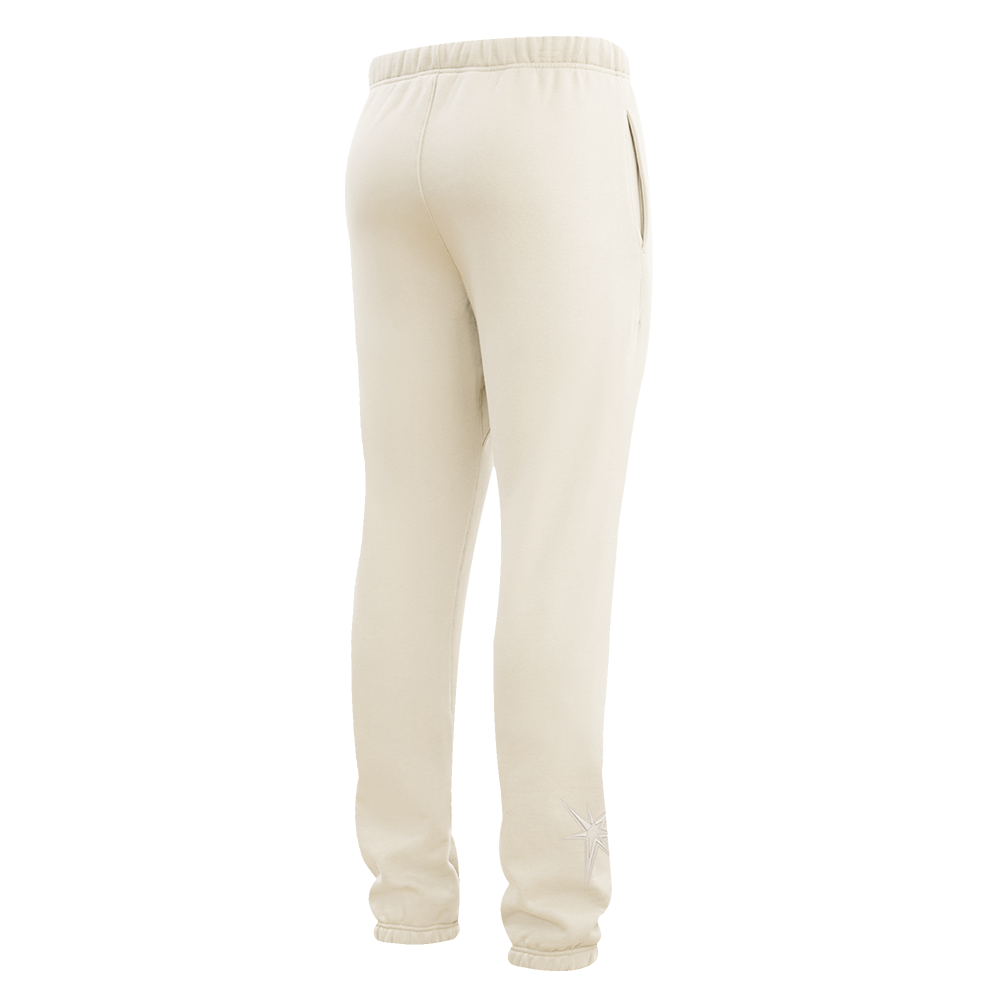 MLB TAMPA BAY RAYS NEUTRAL PANTALON OUATÉ EN MOLLETON POUR HOMME (COQUILLE D'ŒUF)