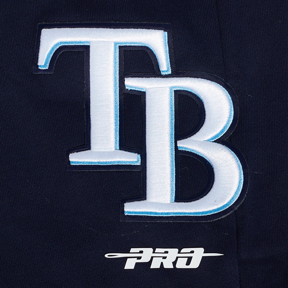 MLB TAMPA BAY RAYS SCRIPT TAIL PANTALON OUATÉ EN MOLLETON CÔTELÉ POUR HOMME (MARINE MINUIT)