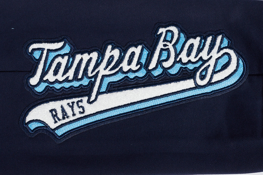 MLB TAMPA BAY RAYS SCRIPT TAIL PANTALON OUATÉ EN MOLLETON CÔTELÉ POUR HOMME (MARINE MINUIT)