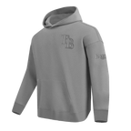 MLB TAMPA BAY RAYS NEUTRAL CHANDAIL À CAPUCHON EN MOLLETON À ÉPAULES TOMBANTES POUR HOMME (GRIS CHINÉ FONCÉ)