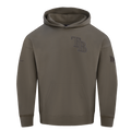 MLB TAMPA BAY RAYS NEUTRAL CHANDAIL À CAPUCHON EN MOLLETON À ÉPAULES TOMBANTES POUR HOMME (TAUPE FONCÉ)