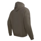 MLB TAMPA BAY RAYS NEUTRAL CHANDAIL À CAPUCHON EN MOLLETON À ÉPAULES TOMBANTES POUR HOMME (TAUPE FONCÉ)