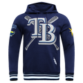 MLB TAMPA BAY RAYS MASH UP MEN'S RIB FLC PO HOODIE (MIDNIGHT NAVY)