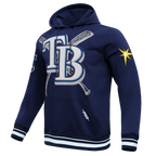 MLB TAMPA BAY RAYS MASH UP MEN'S RIB FLC PO HOODIE (MIDNIGHT NAVY)
