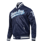 MLB TAMPA BAY RAYS SCRIPT TAIL BLOUSON EN SATIN POUR HOMME (MARINE MINUIT)