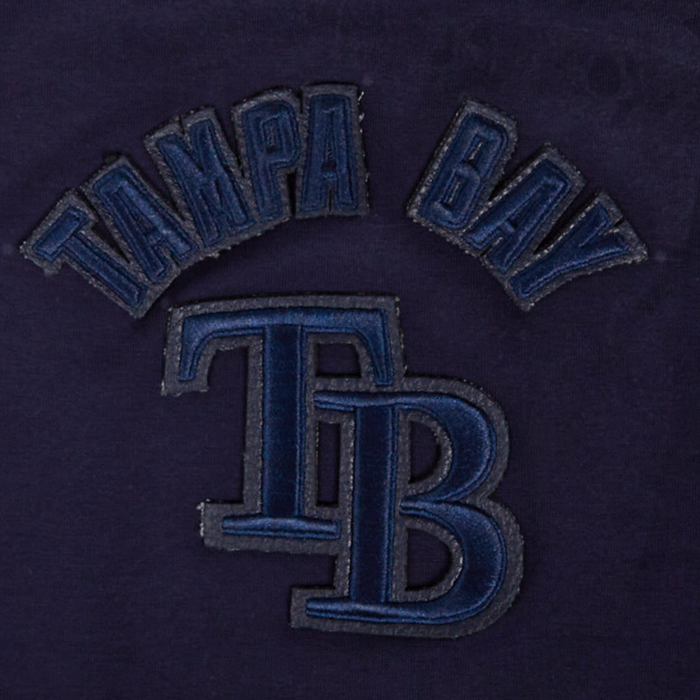 MLB TAMPA BAY RAYS TRIPLE TONAL RELAXED FIT WOMEN'S RACERBACK (MIDNIGHT NAVY)