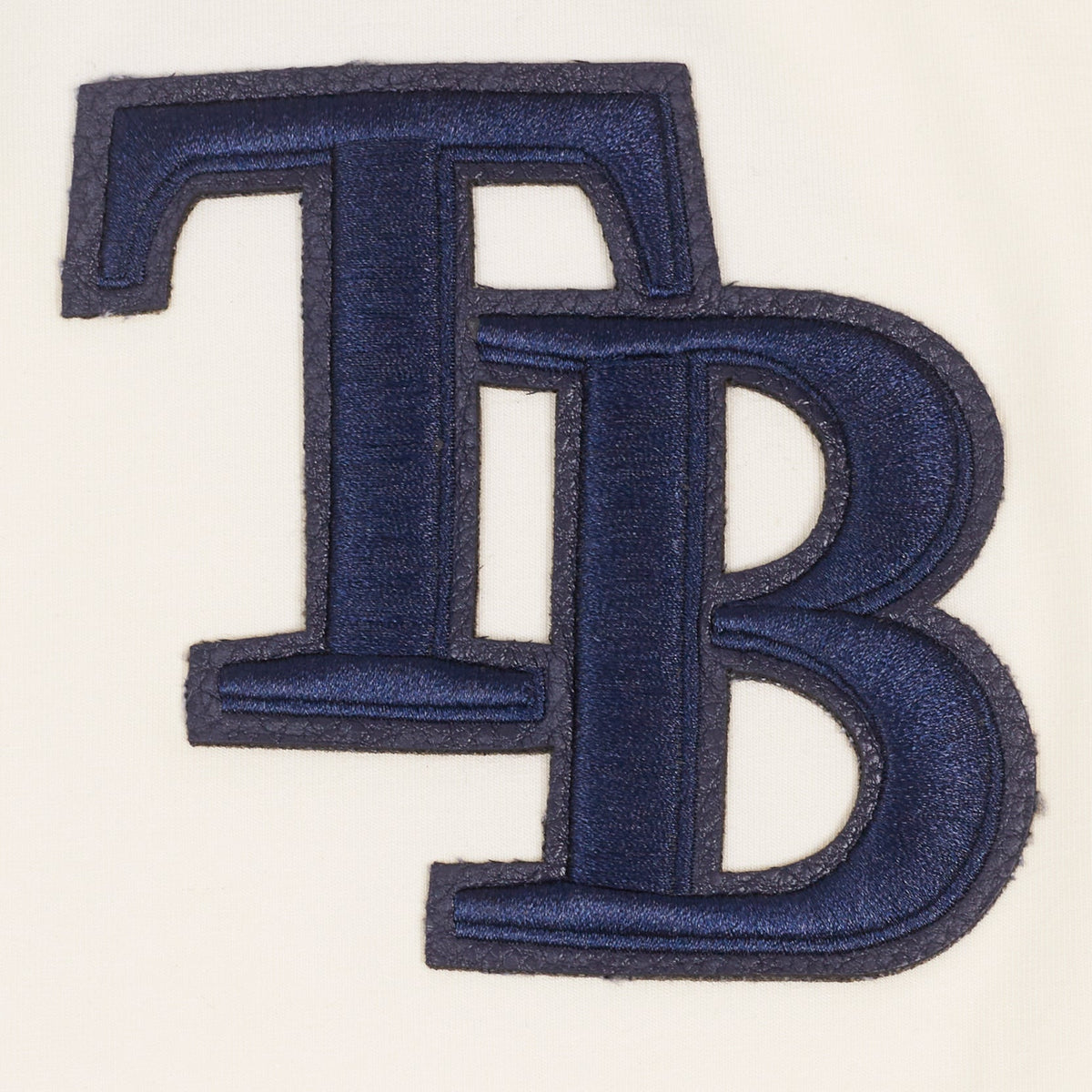 MLB TAMPA BAY RAYS TRIPLE TONAL SINGLE JERSEY BOXY WOMEN'S TEE (EGGSHELL)