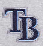 MLB TAMPA BAY RAYS CLASSIC HAUT À COUPE CARRÉE POUR FEMME (GRIS CHINÉ)