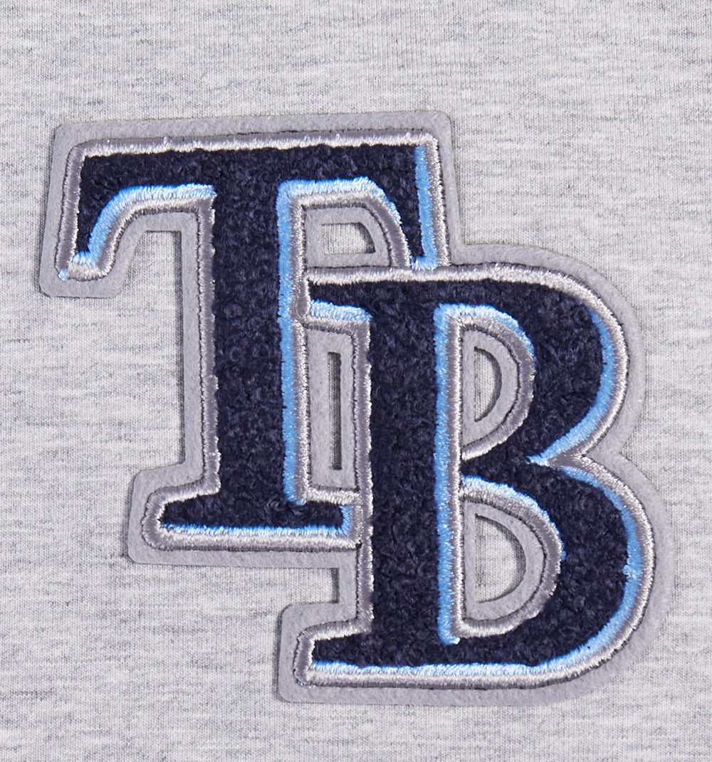 MLB TAMPA BAY RAYS CLASSIC HAUT À COUPE CARRÉE POUR FEMME (GRIS CHINÉ)