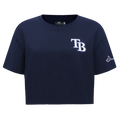 MLB TAMPA BAY RAYS CLASSIC HAUT À COUPE CARRÉE POUR FEMME (MARINE MINUIT)