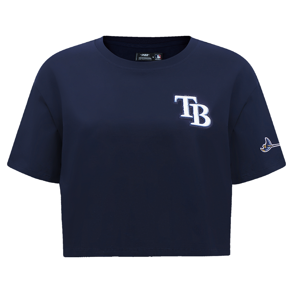MLB TAMPA BAY RAYS CLASSIC HAUT À COUPE CARRÉE POUR FEMME (MARINE MINUIT)