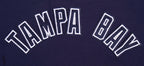 MLB TAMPA BAY RAYS CLASSIC HAUT À COUPE CARRÉE POUR FEMME (MARINE MINUIT)