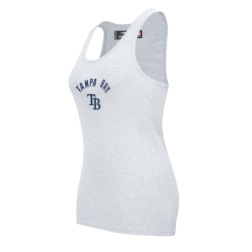 MLB TAMPA BAY RAYS CLASSIC WOMEN'S RELAXED FIT RACERBACK (HEATHER GREY)