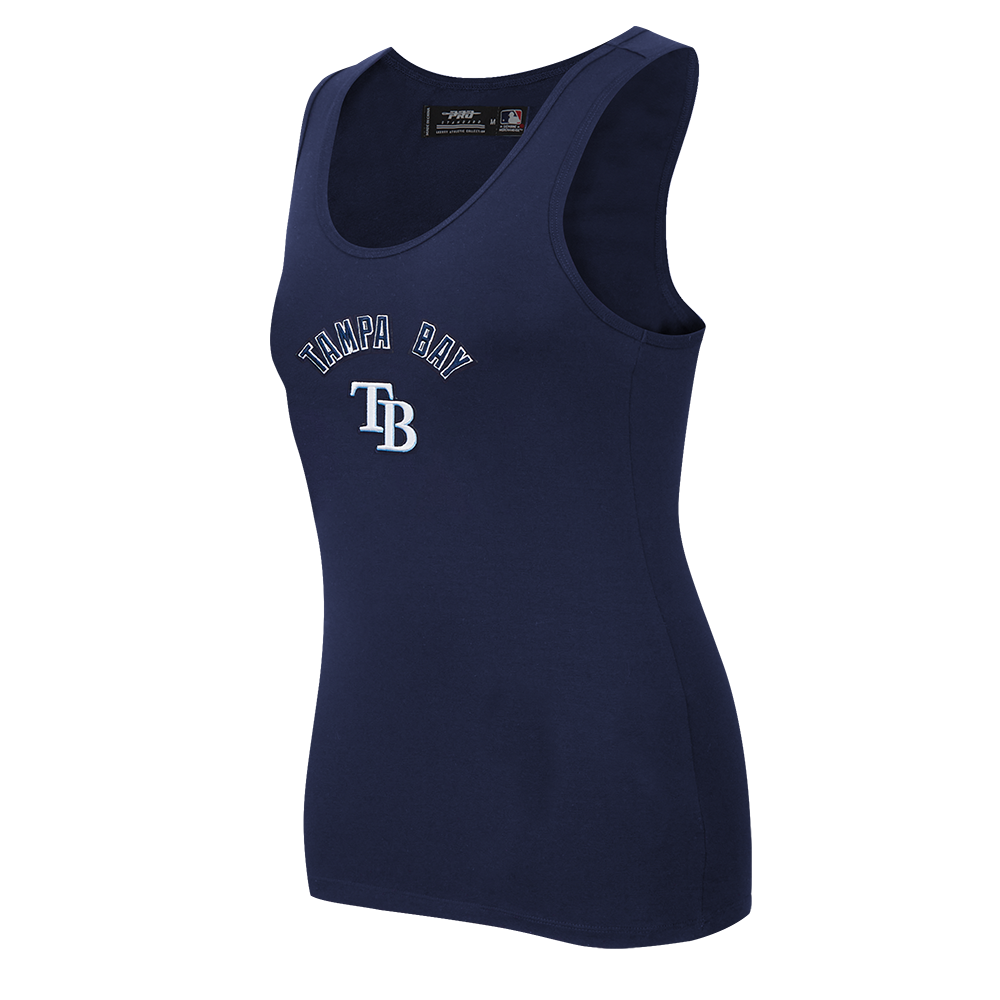 MLB TAMPA BAY RAYS CLASSIC WOMEN'S RELAXED FIT RACERBACK (MIDNIGHT NAVY)