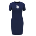 MLB TAMPA BAY RAYS CLASSIC ROBE MOULANTE POUR FEMME (MARINE MINUIT)