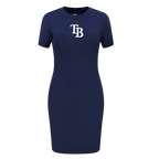 MLB TAMPA BAY RAYS CLASSIC ROBE MOULANTE POUR FEMME (MARINE MINUIT)