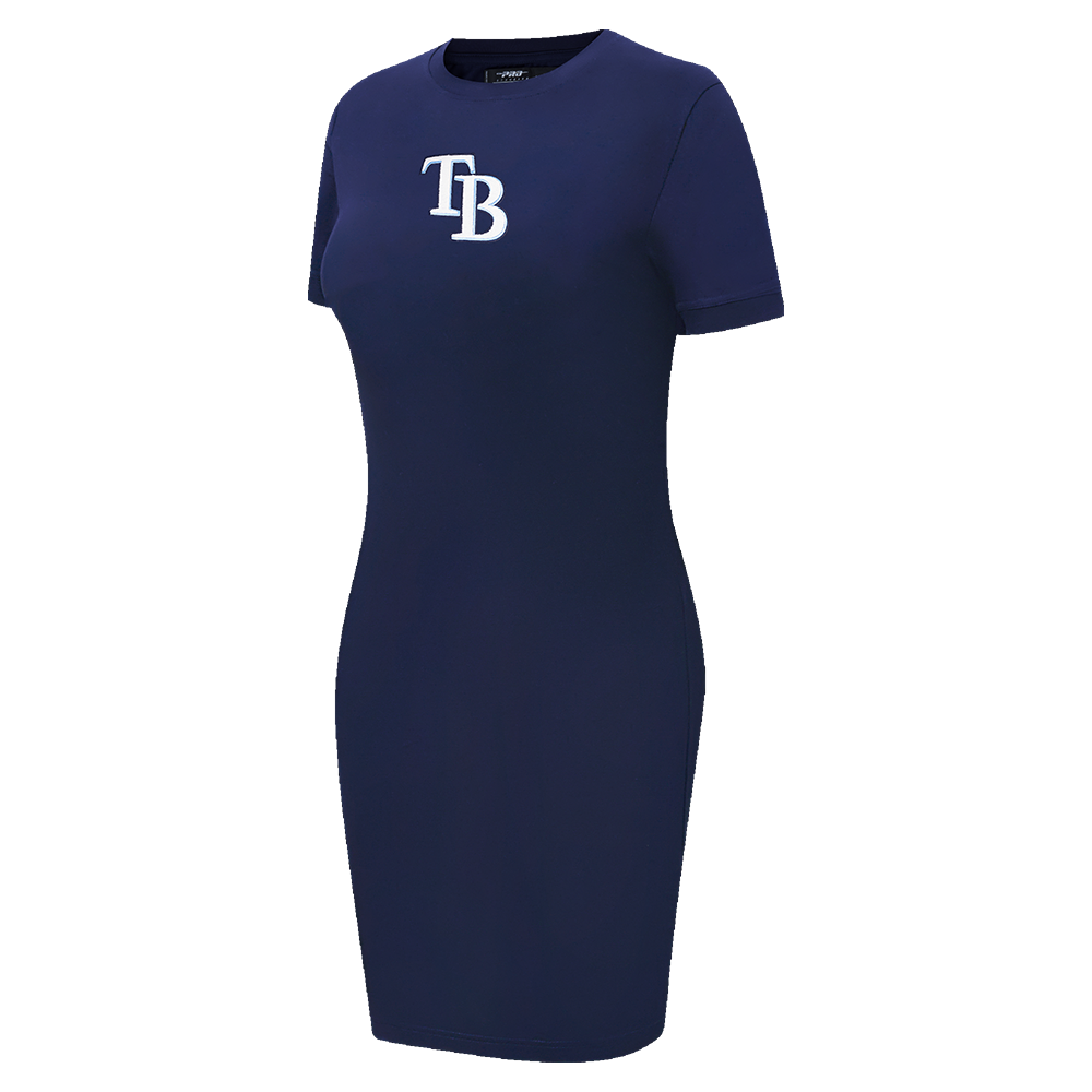 MLB TAMPA BAY RAYS CLASSIC WOMEN'S BODYCON DRESS (MIDNIGHT NAVY)