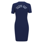 MLB TAMPA BAY RAYS CLASSIC ROBE MOULANTE POUR FEMME (MARINE MINUIT)