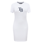 MLB TAMPA BAY RAYS CLASSIC ROBE MOULANTE POUR FEMME (BLANC)