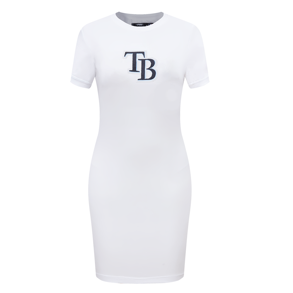 MLB TAMPA BAY RAYS CLASSIC ROBE MOULANTE POUR FEMME (BLANC)